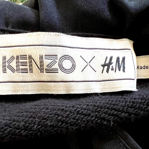 KENZO x H&M silk ruffle collar sweatshirt size small - Picture 5 of 5